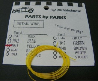 1/24-1/25 Yellow 4 ft. Detail Plug Wire