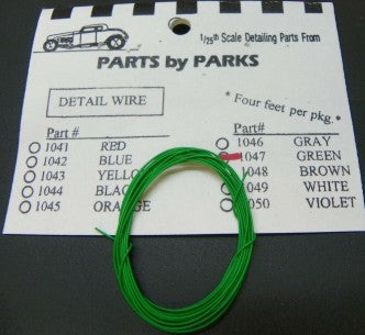 1/24-1/25 Green 4 ft. Detail Plug Wire