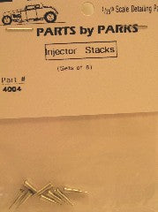 1/24-1/25 Hilborn Style Injector Stacks 5/32 x 3/32 x 9/32 (Machined Aluminum) (8)