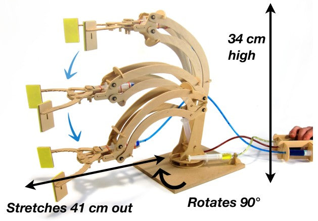 Hydraulic Robotic Arm Wooden Kit