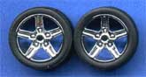 1/24-1/25 IROC Chrome Rims w/Tires (4)