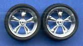 1/24-1/25 T's 19" Chrome Rims w/Tires (4)