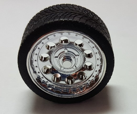 1/24-1/25 Magnums 19" Chrome Rims w/Tires (4)