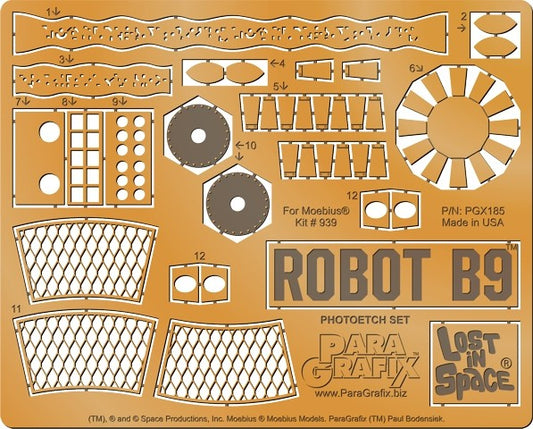 1/6 LiS: Robot B9 Photo-Etch Set for MOE