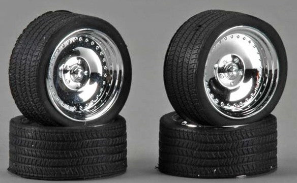 1/24-1/25 CL's 23" Chrome Rims w/Tires (4)