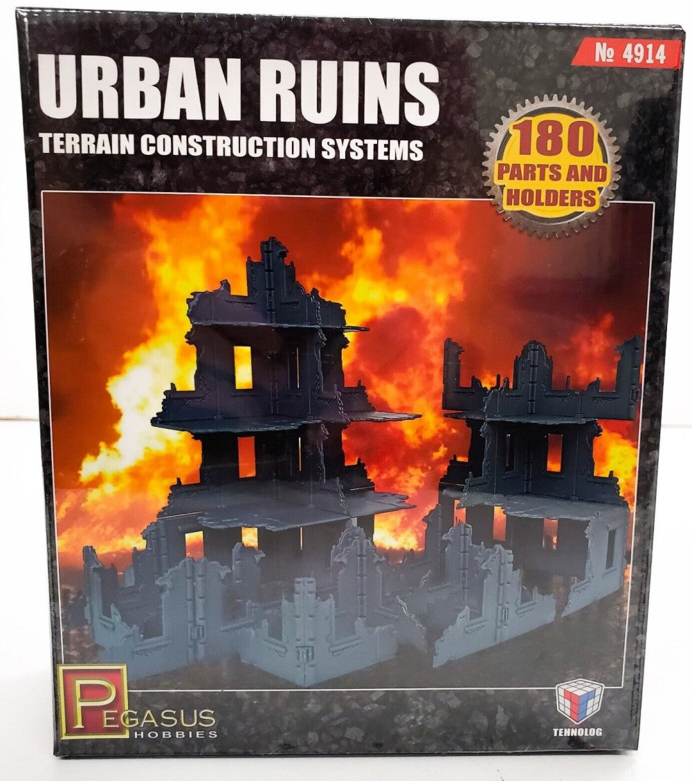 28mm Gaming: Urban Ruins Terrain Construction Set