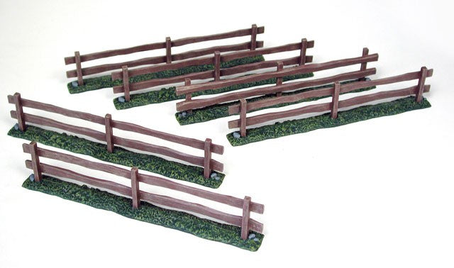 Multi-Scale for 1/72-1/32 Wooden Fences (6) (Painted)