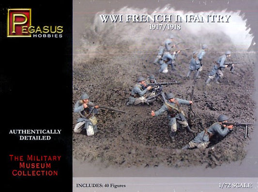 1/72 WWI French Infantry 1917-18 (40)