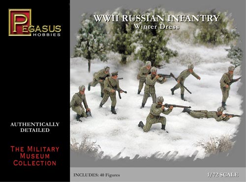 1/72 Russian Infantry Winter Dress WWII Set #1 (40)