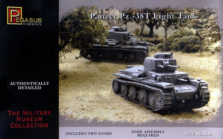 1/72 Panzer 38t Tank (2) (Snap)