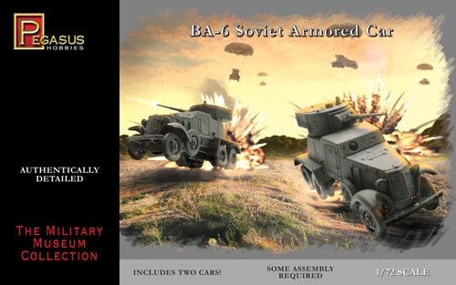 1/72 Soviet BA6 Armored Car (2) (Snap)