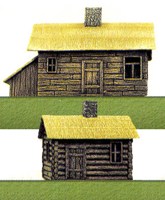 1/144 Russian Farm House (2) (Assembled)