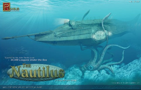 1/144 20,000 Leagues Under the Sea: The Nautilus Submarine w/Squid Base