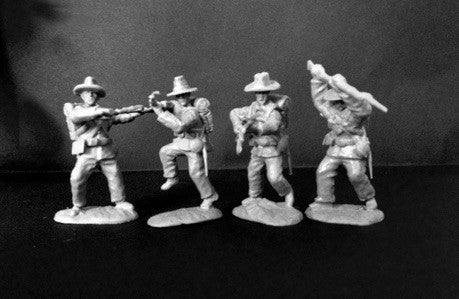 1/32 American Civil War Confederate Soldiers Charging (12)