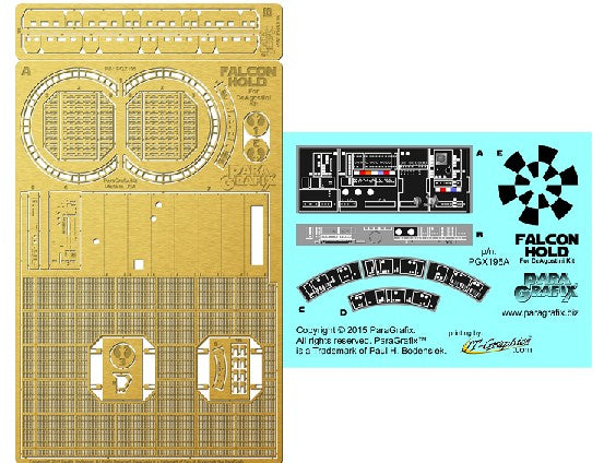 1/43 DeAgostini Millennium Falcon Main Hold Photo-Etch & Decal Set