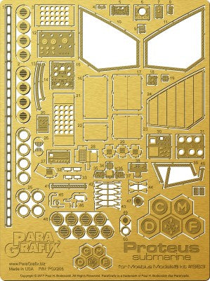 1/32 Proteus Submarine Photo-Etch Set for MOE