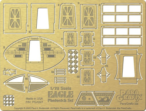 1/72 Space 1999: Eagle Transporter Photo-Etch Set #2 for MPC