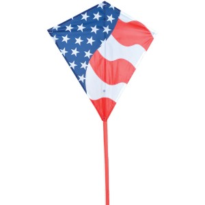 30" Patriotic Diamond Nylon Kite