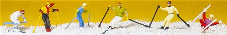 HO Down Hill Skiers (6)