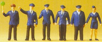 HO Railroad Personnel Set #2 (6)