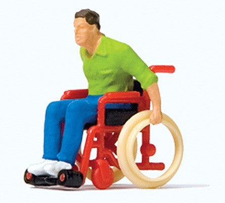 HO Man in Wheelchair