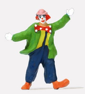 HO Clown Walking