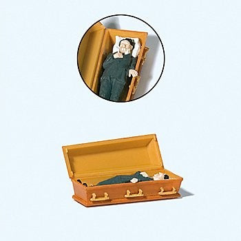 HO Vampire Lying in Coffin