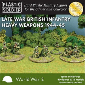 15mm Late WWII British Infantry (40) w/Heavy Weapons