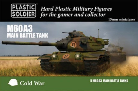 15mm Cold War M60A3 Main Battle Tank (5) & Crew (10)