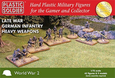 1/72 Late WWII German Infantry (42) w/Heavy Weapons