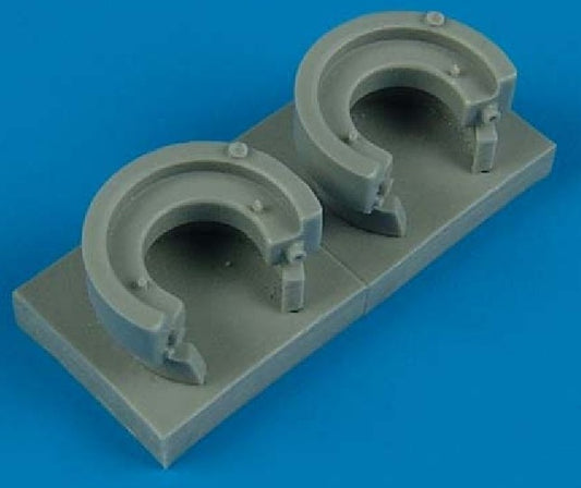 1/48 Bf110 Oil Tanks for DML (D)