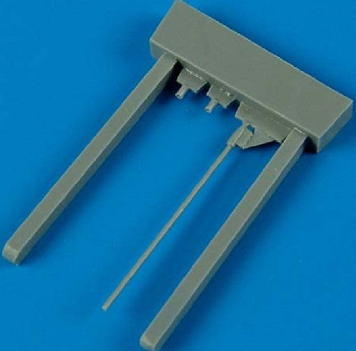 1/48 Lavochkin La5 Gun Barrels & Pitot Tube for ZVE (D)