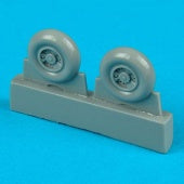 1/72 Spitfire Mk IX 3-Spoke Mainwheel Hubs (2) (D)