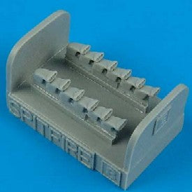 1/72 Spitfire Mk IX Exhausts Fishtail for HSG (D)