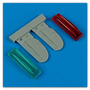 1/72 Spitfire Mk IX Position Lights & Rudder for HSG (D)