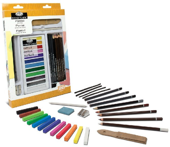 Essentials Pastel Pencils Art Set (28pc)