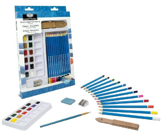 Essentials Watercolor Pencils Art Set (29pc)