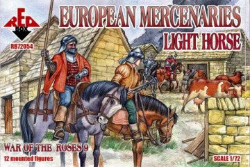 1/72 War of the Roses: European Mercenaries Light Horse (12 Mtd)