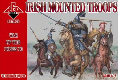 1/72 War of the Roses 10: Irish Mounted Troops (12 Mtd)