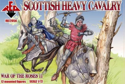 1/72 War of the Roses: Scottish Heavy Cavalry (12 Mtd)