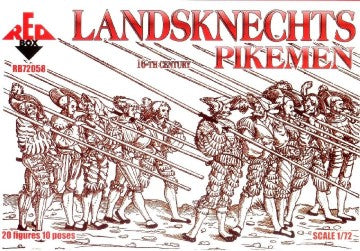 1/72 Landsknechts Pikemen XVI Century (20)