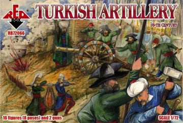 1/72 Turkish Artillery XVI Century (16 w/2 Guns)