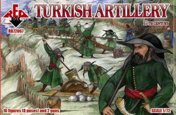 1/72 Turkish Artillery XVII Century (16 w/2 Guns)