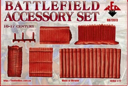 1/72 Battlefield Accessory Set VI-XVII Century (various fence 18pcs)