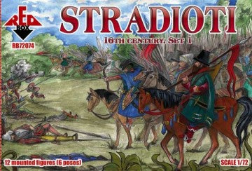 1/72 Stradioti XVI Century Set #1 (12 Mtd)