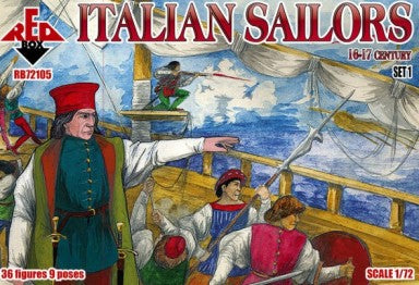 1/72 Italian Sailors XVI-XVII Century Set #1 (36)