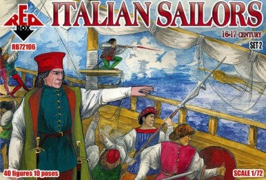 1/72 Italian Sailors XVI-XVII Century Set #2 (40)