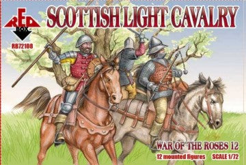 1/72 War of the Roses: Scottish Light Cavalry (12 Mtd)