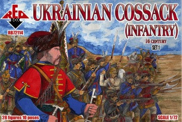 1/72 Ukrainian Cossack Infantry XVI Century Set #1 (28)