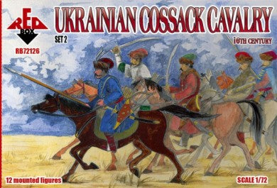 1/72 Ukrainian Cossack Cavalry XVI Century Set #2 (12 Mtd)